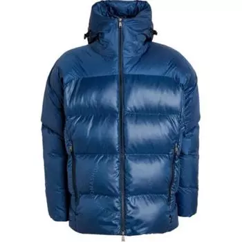 Polo Ralph Lauren Письменный Принт С Капюшоном Молния Длинный Рукав Пуховик Мужские Куртки Синий 784846746-004 XL