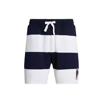 Polo Ralph Lauren Полосатые трикотажные шорты Мужские шорты Темно-синие MNPOSHO1BQ20228-410 S
