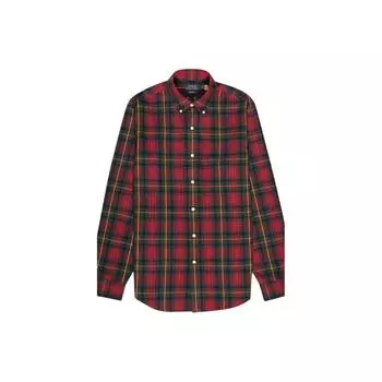 Polo Ralph Lauren рубашка с длинным рукавом и воротником-пуговицей в клетку Мужские рубашки 710922274-004 S