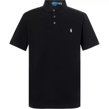 Polo Ralph Lauren Slim Fit однотонная рубашка поло мужская черная 710541705-007 M