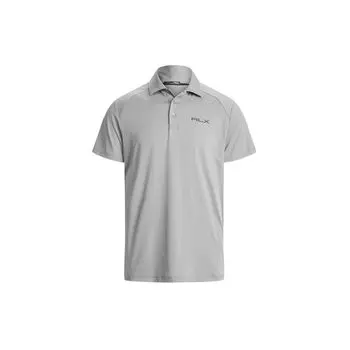 Polo Ralph Lauren Slim Fit Спортивная рубашка поло Мужские топы Серый MNXGKNI1N820154 XL