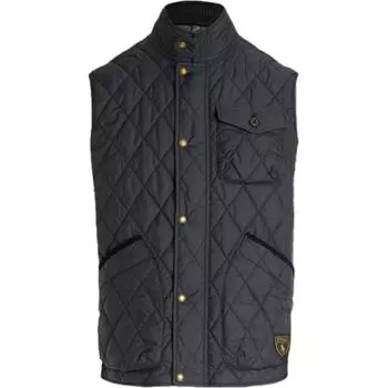Polo Ralph Lauren Solid стеганый полувысокий жилет жилеты мужские жилеты черный MNPOOTW1N220165-001 M