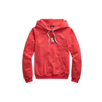 Polo Ralph Lauren SS22 Цвет меняющий бархат однотонный худи женские толстовки красные WMPOKNINFB20224-600 XS