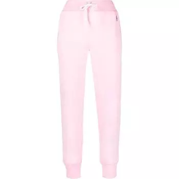 Polo Ralph Lauren Ss22 Цветной логотип Вышитые Вязаные брюки на шнуровке Женские низы Розовый 211780215 L