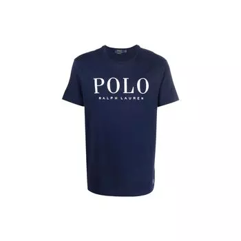 Polo Ralph Lauren SS22 Letter Print Crew Neck Short Sleeve T-Shirt Men T Shirts Blue 710860829-006 XL