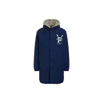 Polo Ralph Lauren Ss22 однобортная куртка с капюшоном и логотипом, мужские куртки синего цвета MNPOOTW16020810-400 XS