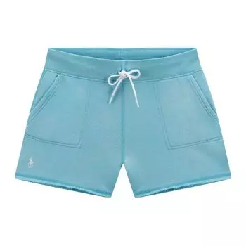 Polo Ralph Lauren SS22 однотонные флисовые повседневные шорты на шнурке женские шорты синего цвета WMPOSHONBQ20027-400 S