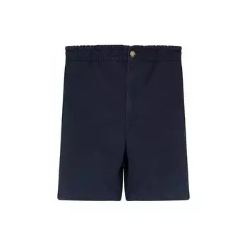 Polo Ralph Lauren SS22 однотонные прямые шорты с эластичной резинкой на талии мужские шорты темно-синие 710644995-023 XL