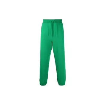 Polo Ralph Lauren Ss22 однотонные с принтом логотипа, эластичным поясом и манжетами, повседневные трикотажные спортивные брюки для мужчин, зеленые 710860403-003 L