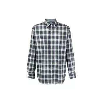 Polo Ralph Lauren SS23 клетчатый принт однобортная рубашка с длинным рукавом мужские рубашки многоцветные 710903861-001 S