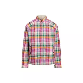 Polo Ralph Lauren SS23 клетчатый принт воротник стойка двусторонняя куртка мужская куртка многоцветная 710911792-001 L