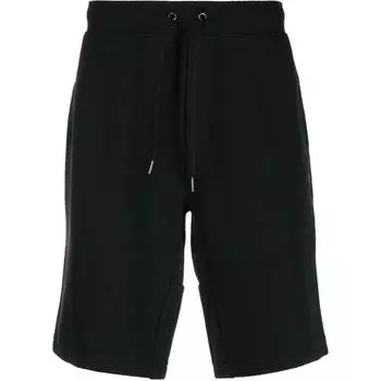 Polo Ralph Lauren SS23 Логотип Вышитый Однотонные Спортивные Шорты Мужские Шорты Черные 710881520-001 S