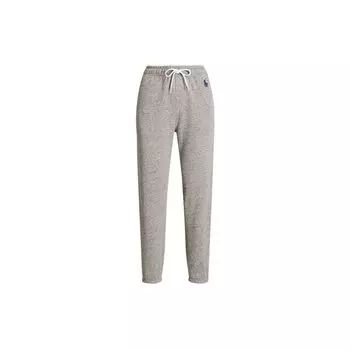 Polo Ralph Lauren SS23 Логотип Вышитый Высокая Талия Затягивающийся Шнурок Женские Джоггеры Джоггеры Серый WMPOPNTNBQ20171-020 M