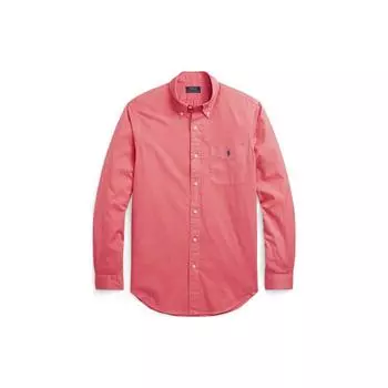 Polo Ralph Lauren Ss23 Однотонная однобортная рубашка с вышитым логотипом Мужские рубашки MNPOWOV16822894-600 M