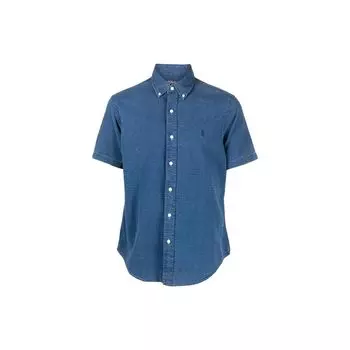 Polo Ralph Lauren Ss23 однотонная рубашка поло мужские рубашки индиго 710906575-002 S