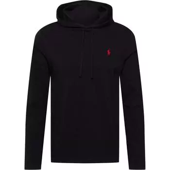 Polo Ralph Lauren Ss23 однотонная толстовка с вышитым логотипом мужская толстовка черная 710847203-001 S
