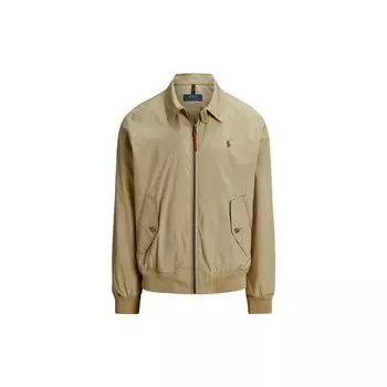 Polo Ralph Lauren Ss23 однотонная вышитая куртка с вышитым логотипом, мужская куртка, коричневая MNPOOTW16021056-250 S