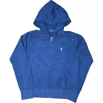 Polo Ralph Lauren Ss23 однотонная женская толстовка с капюшоном и вышитым логотипом в виде маленького пони, цвет темно-синий WMPOKNIN6810089-B82 XS