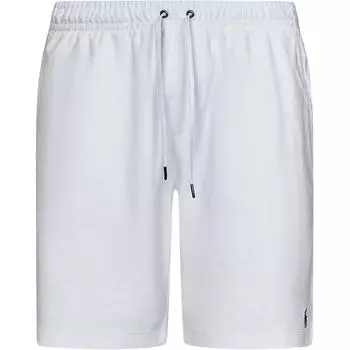 Polo Ralph Lauren SS23 Однотонные шорты прямого кроя на кулиске Мужские шорты Белый 710901046-001 M