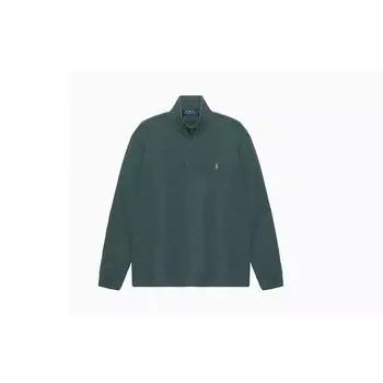 Polo Ralph Lauren Ss23 Solid Half-Zip Logo Вышитый свитшот Мужской свитшот Зеленый 710857073-017 S