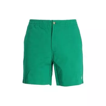 Polo Ralph Lauren SS24 однотонные повседневные шорты средней посадки с боковыми карманами на молнии мужские шорты цвета бильярдно-зеленый 710644995-055 S