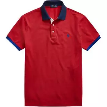 Polo Ralph Lauren SS24 Вышитая рубашка поло с логотипом пони для мужчин Рубашки поло MNPOKNI1N821720-600 XS