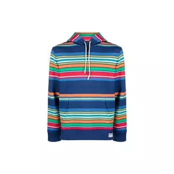Polo Ralph Lauren Striped Logo Hoodie Мужские толстовки с капюшоном Многоцветный 710890961001DARK XS