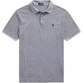 Polo Ralph Lauren Striped Slim Fit Polo Shirt Men tops Gray MNPOKNI1N821354 XXL