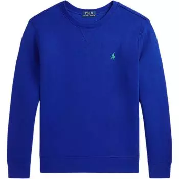 Polo Ralph Lauren Толстовка Детская с вышитым логотипом бренда Круглый вырез Длинный рукав Детские толстовки Темно-синие CWPOKNIY8021212-400 L