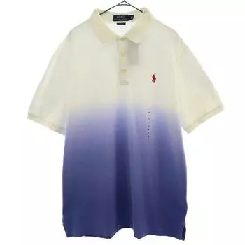 POLO RALPH LAUREN unused Gradation Short sleeve Polo shirt M Fawn Men s Used