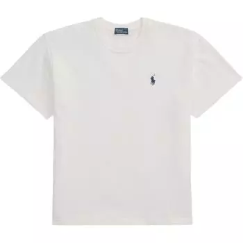 Polo Ralph Lauren Вышитая футболка с коротким рукавом Женские топы Белый 211967104001 M