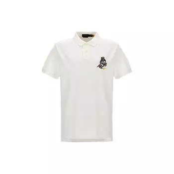Polo Ralph Lauren Вышитая рубашка поло Slim Fit Мужские топы Белый 710853312-023 L