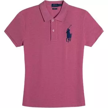 Polo Ralph Lauren Женская рубашка поло с вышивкой Big Pony, с коротким рукавом, 211661697-052 M