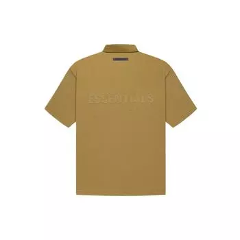 Поло с короткими рукавами Fear of God Essentials и однотонным топом унисекс с принтом логотипа Янтарный FOG-FW21-006 S