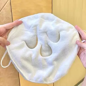 Полотенце для лица, горячая компрессная маска для лица, многоразовое бытовое косметическое паровое полотенце для ухода за кожей горячим и холодным способом