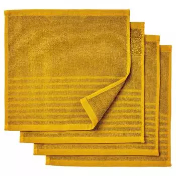Полотенце для рук IKEA V GSJ N золотисто-желтое, 30х30 см.