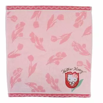 Полотенце для рук Marushin, носовой платок Hello Kitty Bloom Kitty, хлопковое антибактериальное, устойчивое к запахам, подарок на день рождения 3725002700 100%