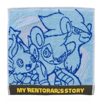 Полотенце для рук Pokemon Center Original MY STORY RENTORAR S