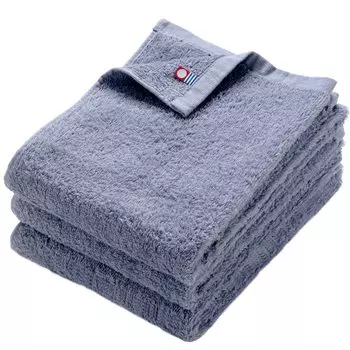 Полотенце Face 3 Purple Imabari, сертифицированное OSK Quick Cotton, серия, впитывающее, сушильное, простое, 100%