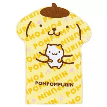 Полотенце Sanrio Pompompurin с карманом в форме пудинга (листовка)