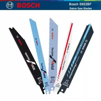 Полотна для сабельных пил Bosch, полотна для сабельных пил S922BF S922EF S1122BF S1122EF для резки металла, 5 шт./упак.