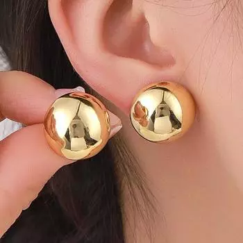 Полукруглые серьги для женщин