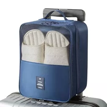 Polyester Travel Storage Box 3 Layers Shoe Sorting Pouch Suitcases Duffle Tote Bag for Men Ladies