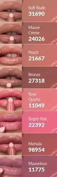 Помада Avon Hydramatic Lipstick Shiny Mauvelous - коричневая, увлажняющая
