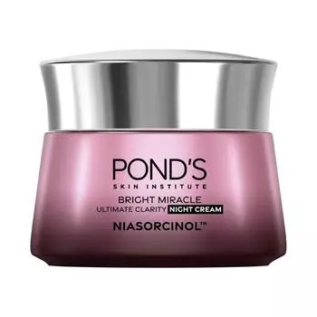 Ночной крем Pond S Bright Miracle Ultimate Clarity с ниазорцином 45 г. 45 g.