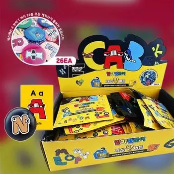 Ponics Alphabet Magnetic Wang 26 Set, 1 комплект, Лучшая головоломка для малышей в Корее