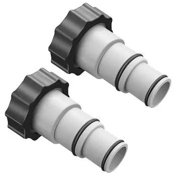 Pool Hose Adapter for Sand Pump Replacement Hose Adapter Pool Pump Part with Plunger Valve for Intex Swimming Pool Accessories