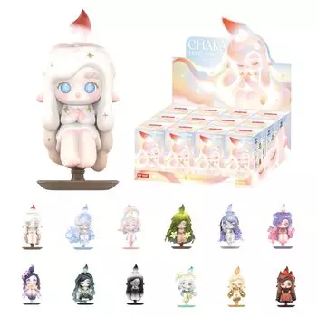POP MART CHAKA Light Sprite Series Box 12 Pop Mart Gacha Gacha Blind Box Фигурка Пластиковая модель Премиум игрушка Мягкий винил Оригинальный персонаж День рождения
