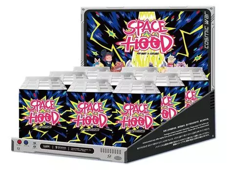 POP MART COOLABO SPACE HOOD series trading figures BOX of 9 PVC&ABS