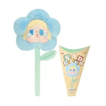 POP MART CRYBABY Sad Club Flower Blind Box Pop Mart Gacha Gacha Blind Box Фигурка Пластиковая модель Премиум игрушка Мягкий винил Оригинальный персонаж День рождения